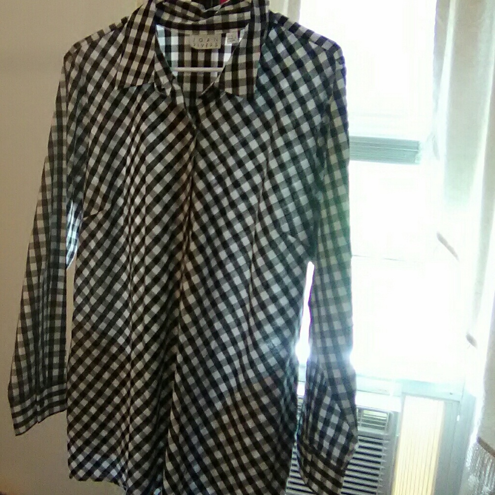 Joan Rivers button down shirt